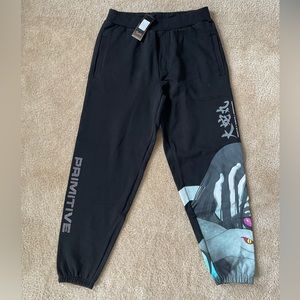 NWT Primitive Naruto Sweatpants size L